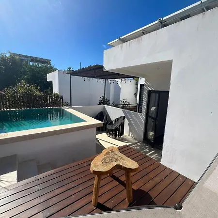 Promo Luxury House With Private Pool Town House Tulum 8 Pax 4 Rec Villa